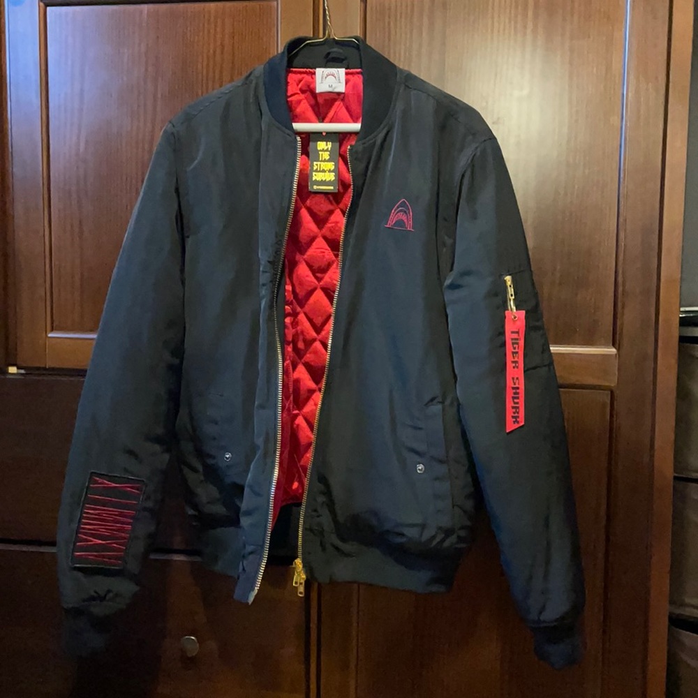Tiger Shvrk bomber jacket size medium, worn a few times still in great condition